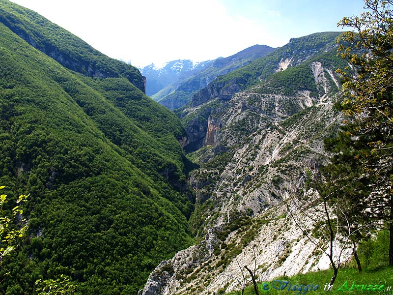 17-P4253734+.jpg - 17-P4253734+.jpg - Lo spettacolare panorama del selvaggio canyon che fiancheggia il borgo, scavato dalle impetuose acque che dagli alti monti della Majella scendono a valle.